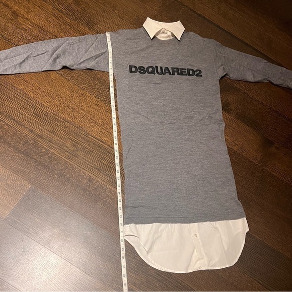 New without tag woman’s wool blend sweater dress with faux undershirt. - Picture 4 of 5